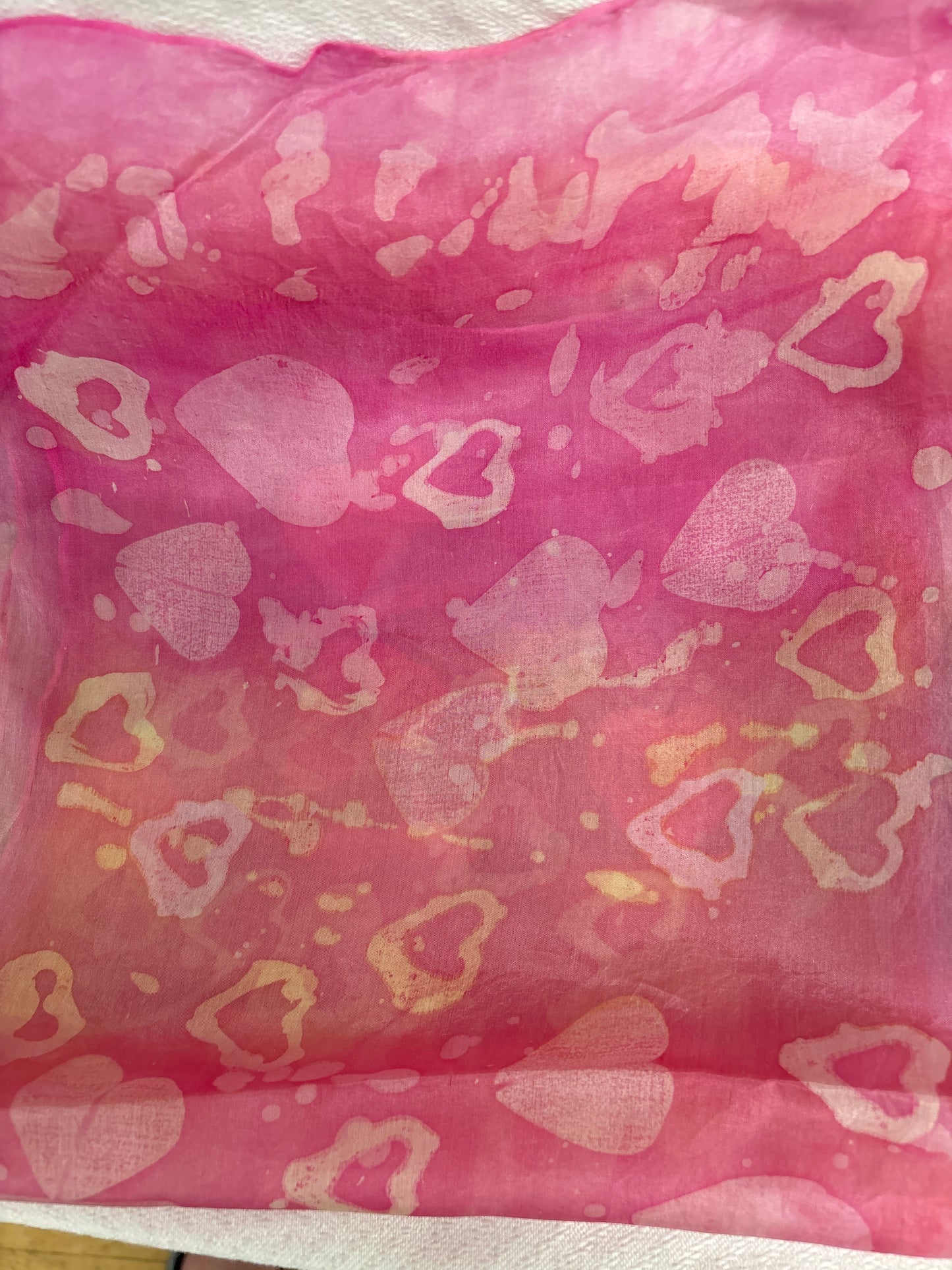 Silk scarf workshop Choose your Date and Time through the booking system