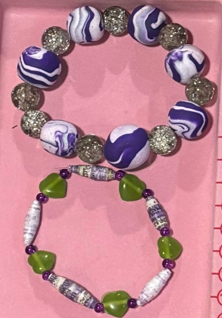 2 week course Restringing, Fimo,