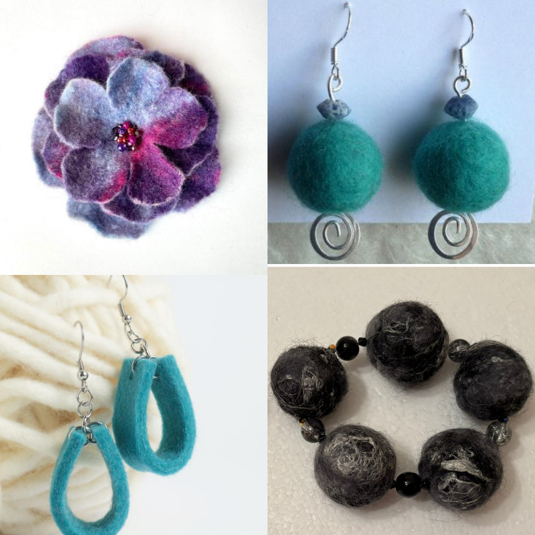 Felting Jewellery Course - 3 Fortnightly Sessions