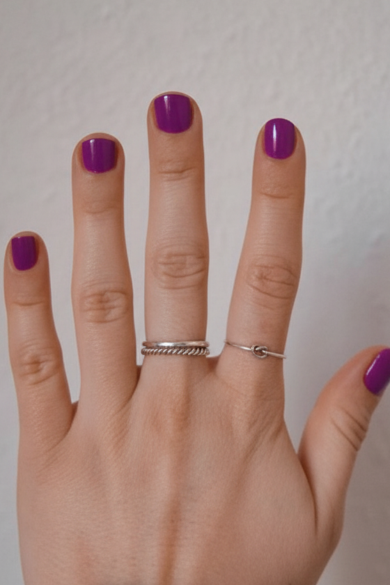 1 Silver stacking ring Choose your date and time through BOOK SYSTEM