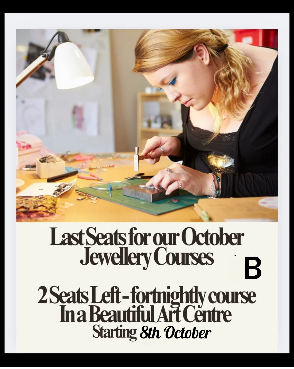 Fortnightly course for 6 weeks starts 8th October B