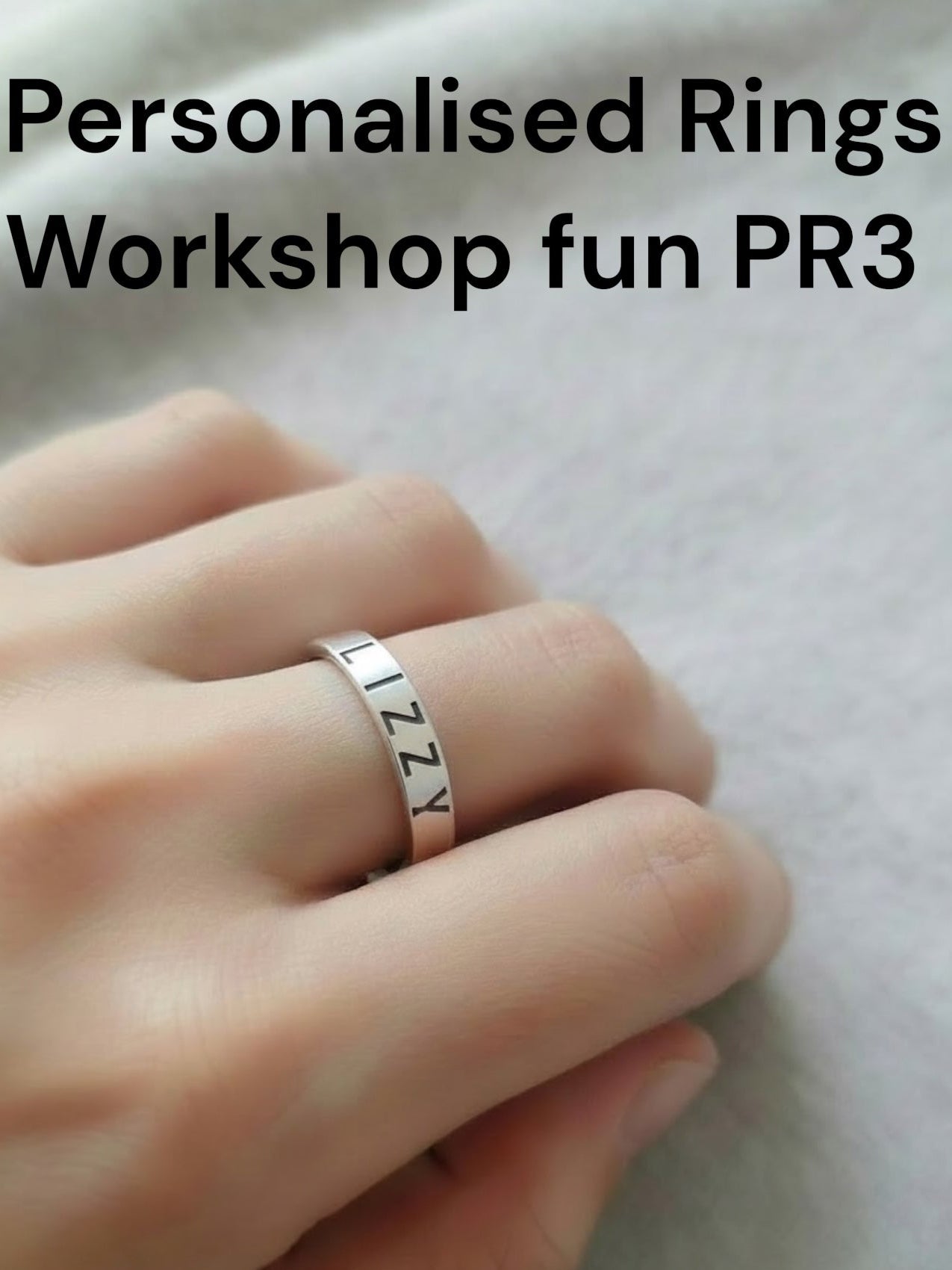 Personalised Sterling Silver Ring - Bring Family and Friends