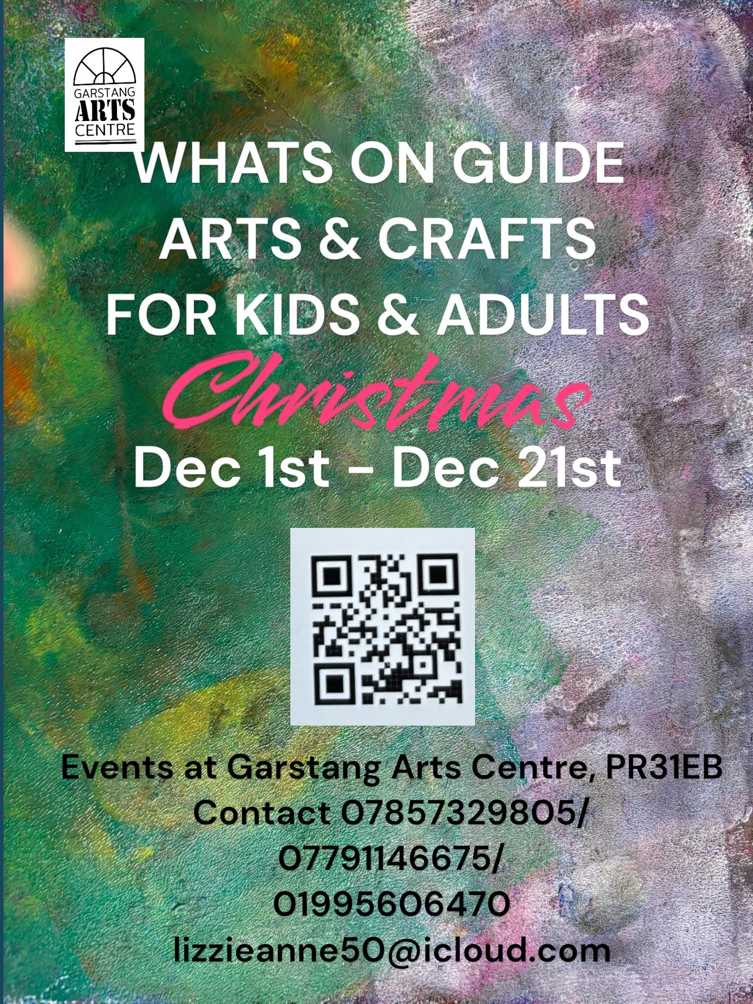 JOIN OUR MAILING LIST FOR CLASSES Christmas Workshops➡️