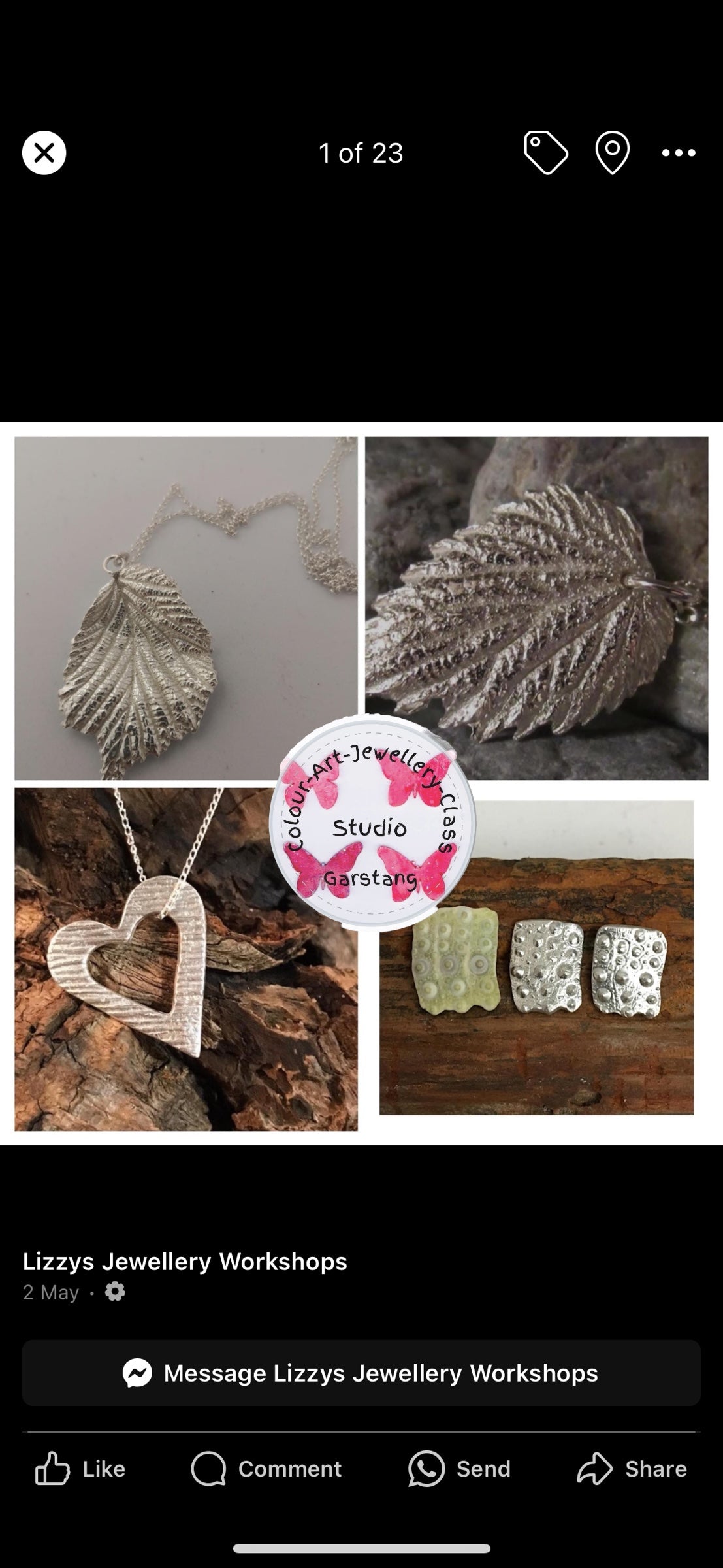 Pure silver when fired Workshop Saturday 13th July 1pm-6pm from £50 for 5 hours 📞 +447857329805
