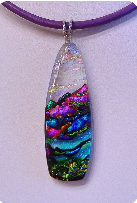 Dichroic Glass Pendant