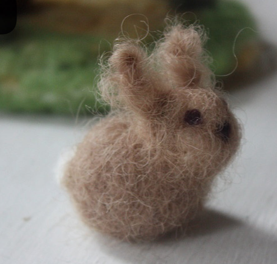 Felt n Fizz a Rabbit Keyring