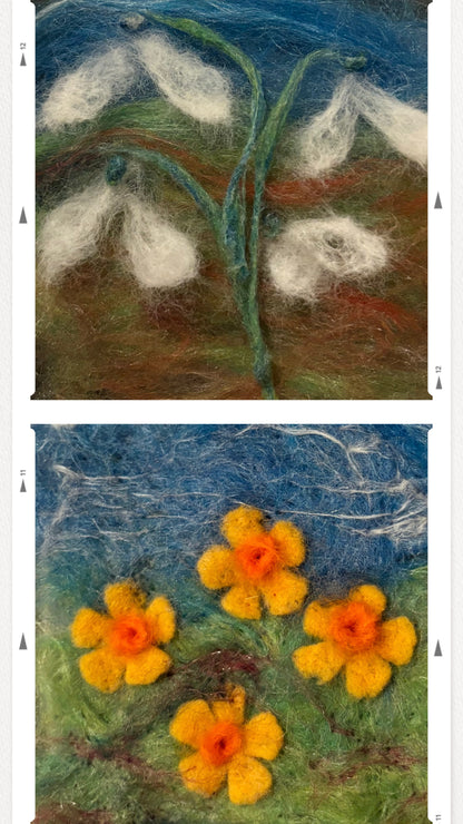 💕Choose your Date and Time Make a Felt Picture workshop with Lizzie Anne. Come with your Friends & Family