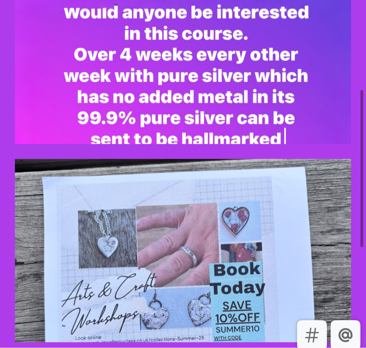 Arts and crafts Silver evening 5 wk Course starts 14th Jan 7pm, January course evening