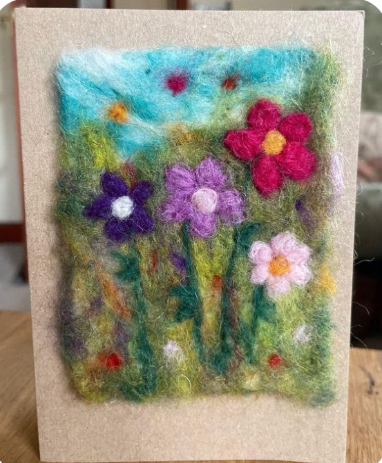 Summer Flower Meadow Felting Workshops Based on Monets Garden Garstang PR31EB Other days & dates