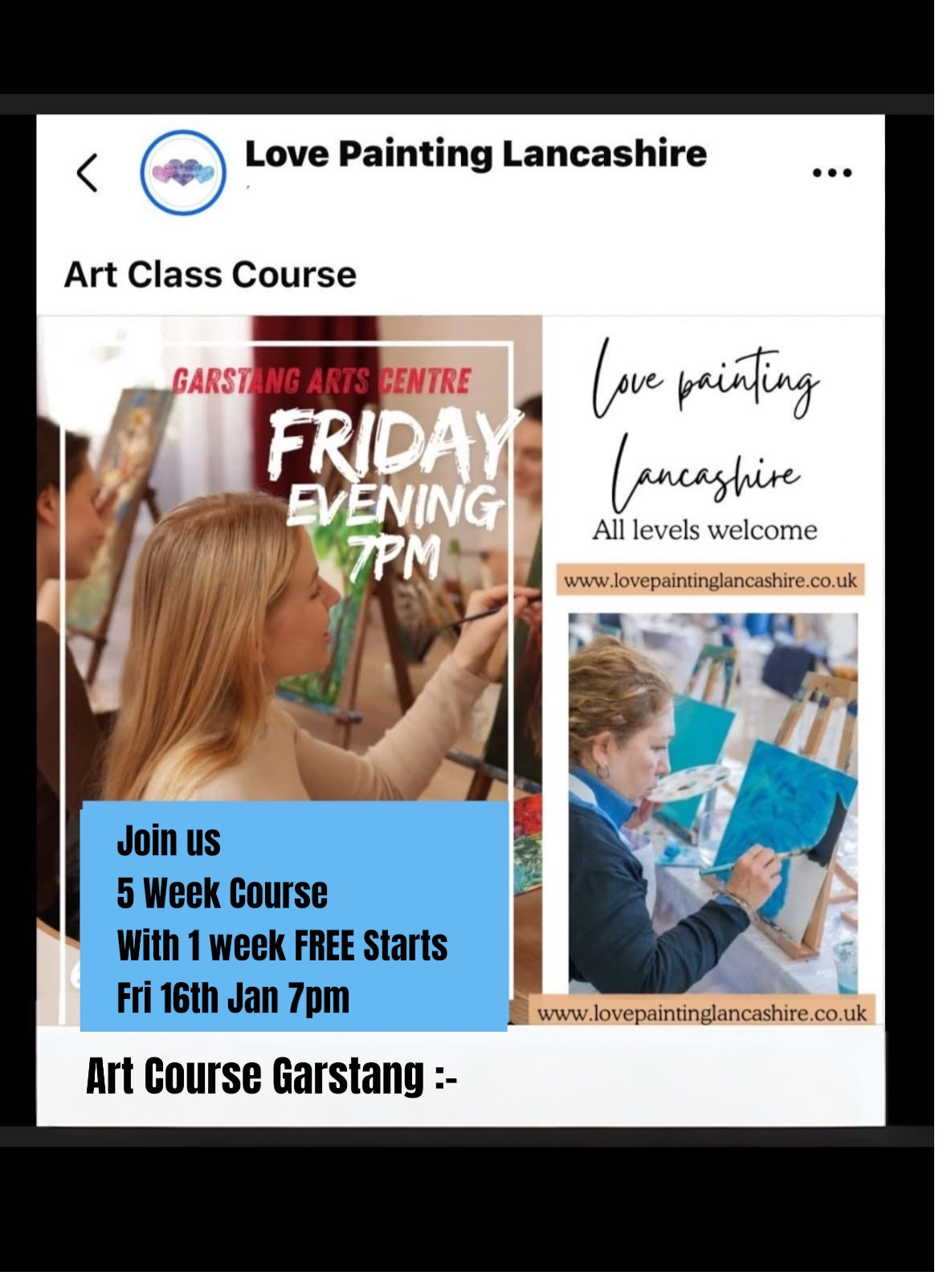 6 Week Mixed Media Art Course (Pay for 5!) - Garstang Arts Centre