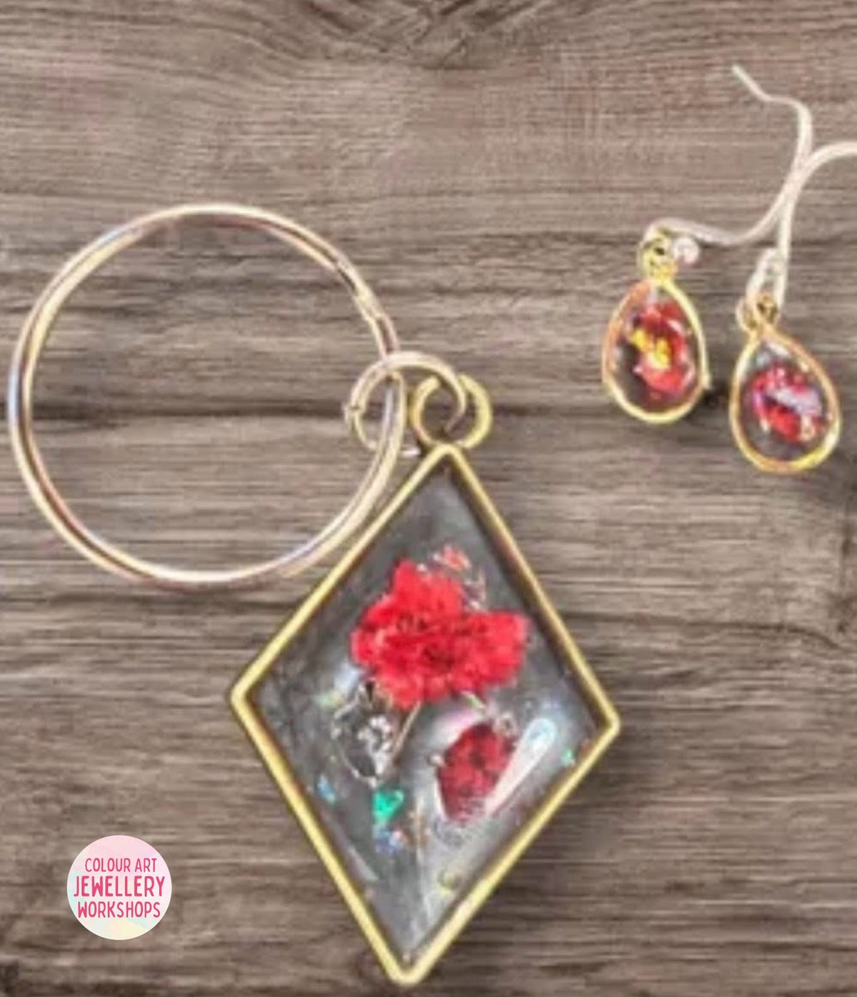 Christmas Silver & Resin Flower Workshop — Saturday 28th November 1.30pm