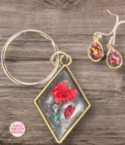 Christmas Silver & Resin Flower Workshop — Saturday 28th November 1.30pm
