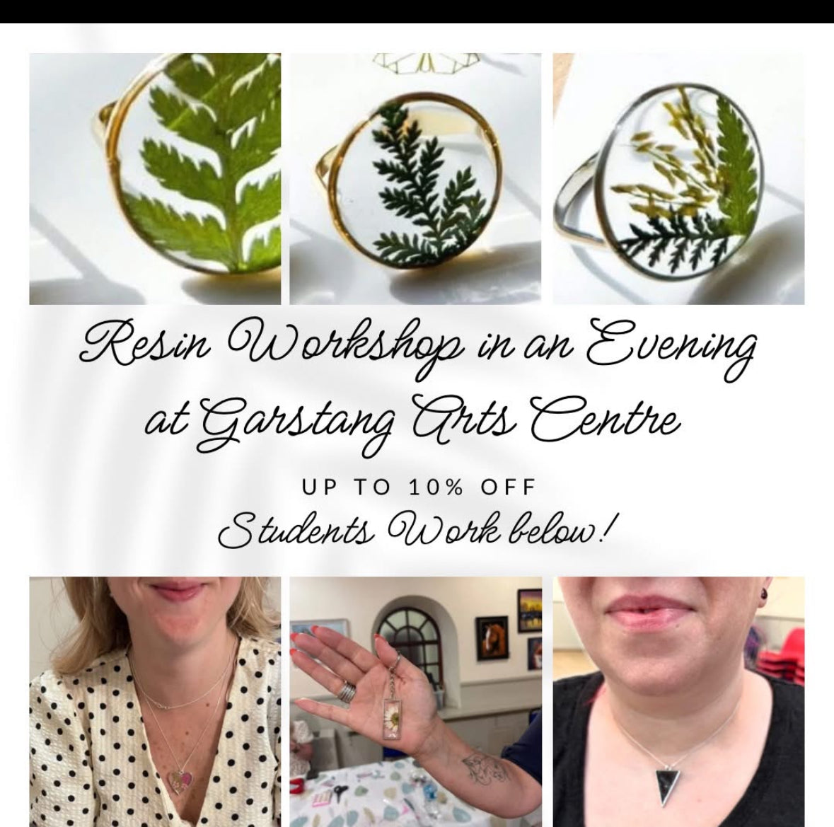 Silver & Resin Workshops Dates