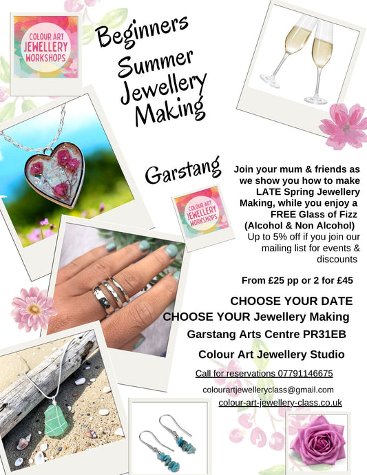 Beginners Summer Jewellery Making Workshops Garstang — Choose Your Dates & Makes!