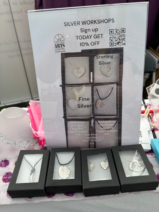 Beginners Silver Jewellery making 4 week course Monday 2nd December course  7-9  or do a Class at  Garstang Jewellery School Or 1 Class choose your date & Time