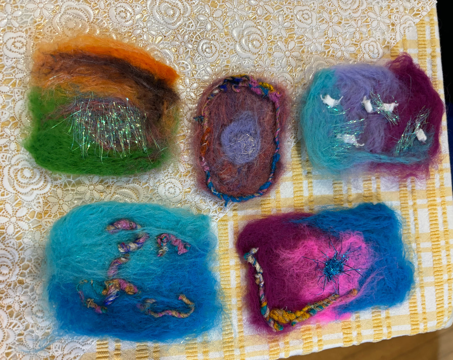 Choose your Date and Time Make a Felt Picture workshop with Lizzie Anne. Come with your Friends minimum 3 people Deposit Required (There’s Addititional 2% Charge to cover credit card transaction Fee which is out of my hands)