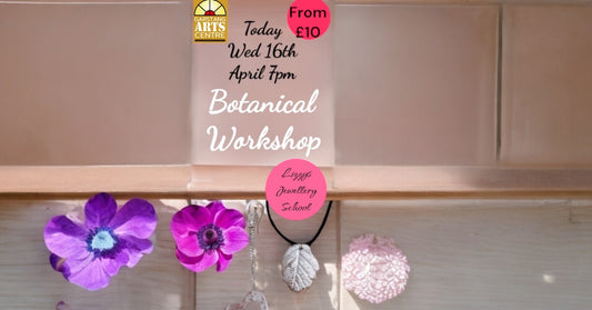 🌸Fizz and Silver Making New Saturday and Wednesdays Short Course Botanical Silver Workshop Garstang 🌸