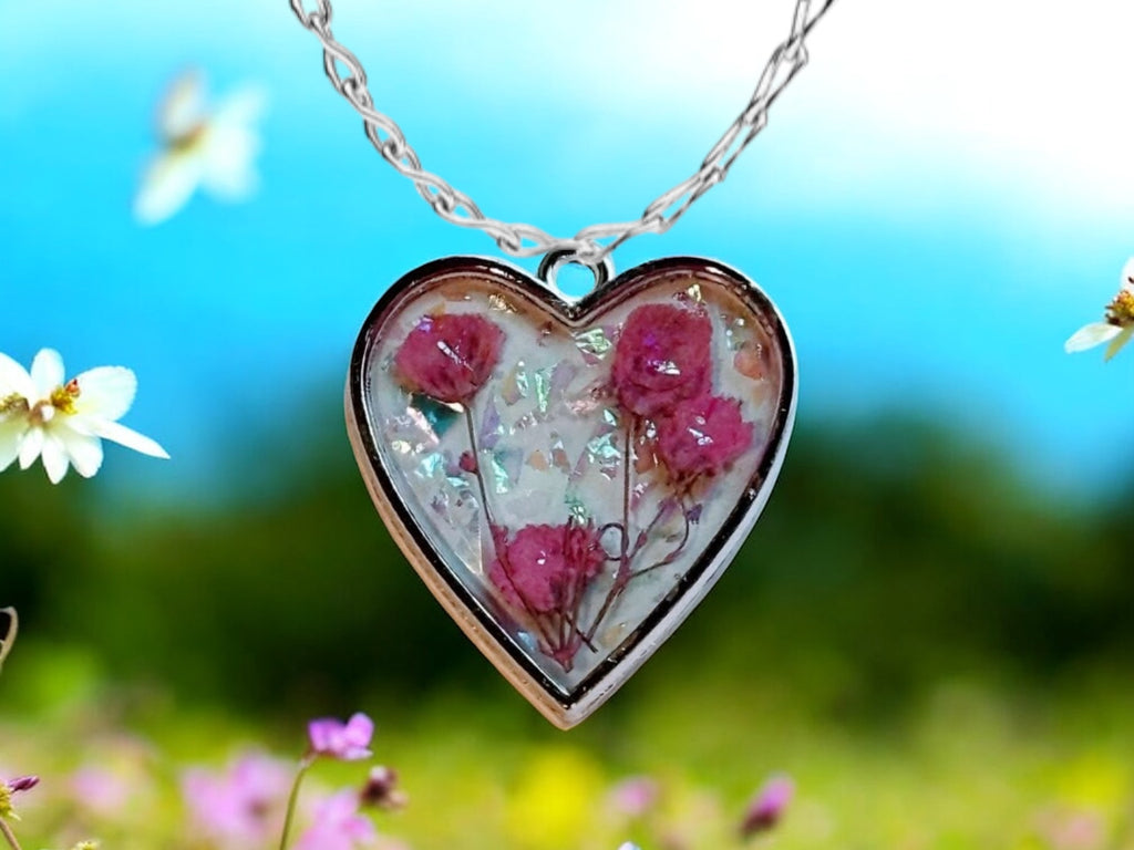 Botanical Floral Art in Resin to wear