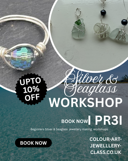 🩶 Silver & Seaglass Workshop @ Garstang