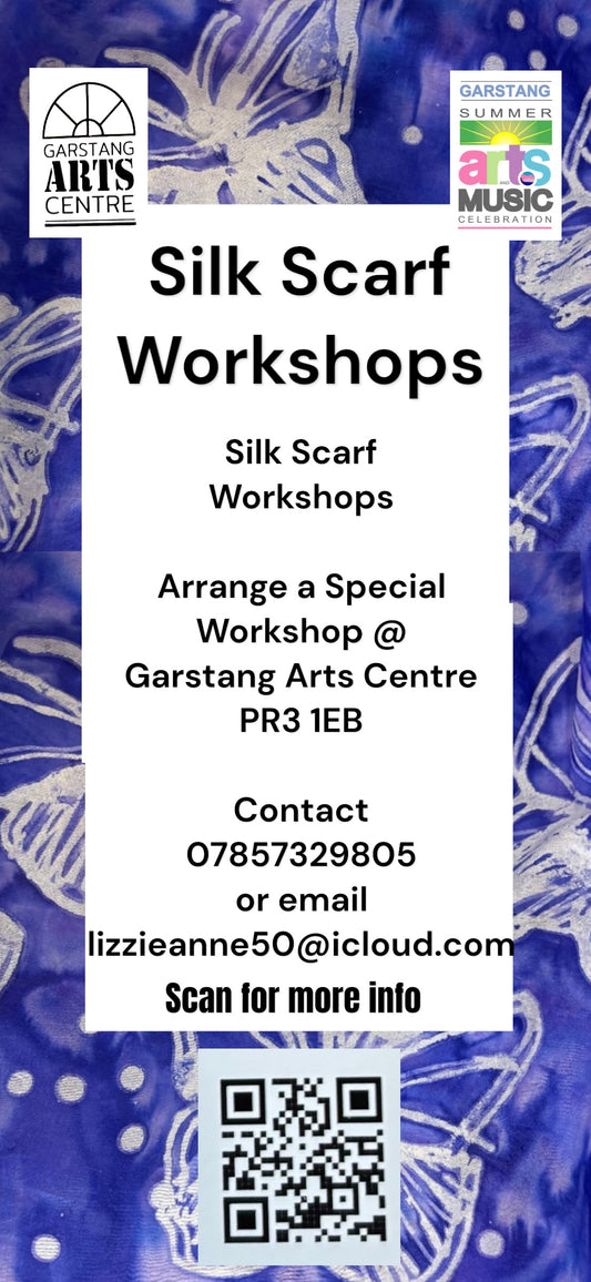 Silk scarf workshop Choose your Date and Time through the booking system
