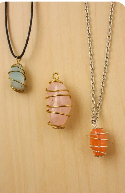 🩶Silver Wire wrapping Gemstones & Seaglass Workshop @ Garstang