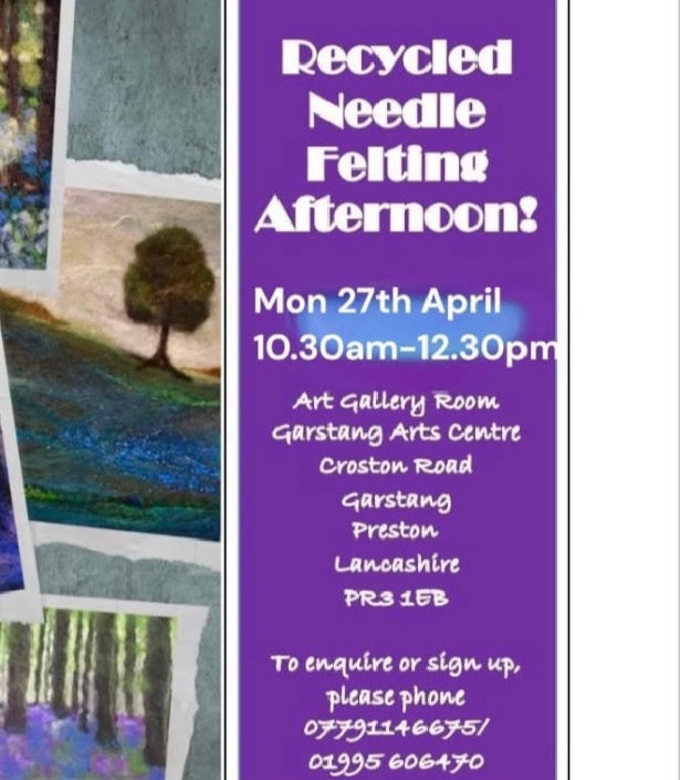 Beginners Fizz n Felting GARSTANG Bluebell Wood