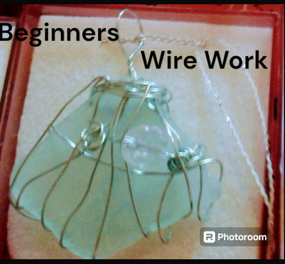 Choose your Date & Time Beginners Local Lancashire Beach Sea Glass Wire Workshop- DAYS & EVENINGS