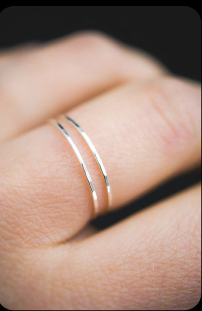 Make a Silver Skinny Stacking Ring. Silver Studio PR3