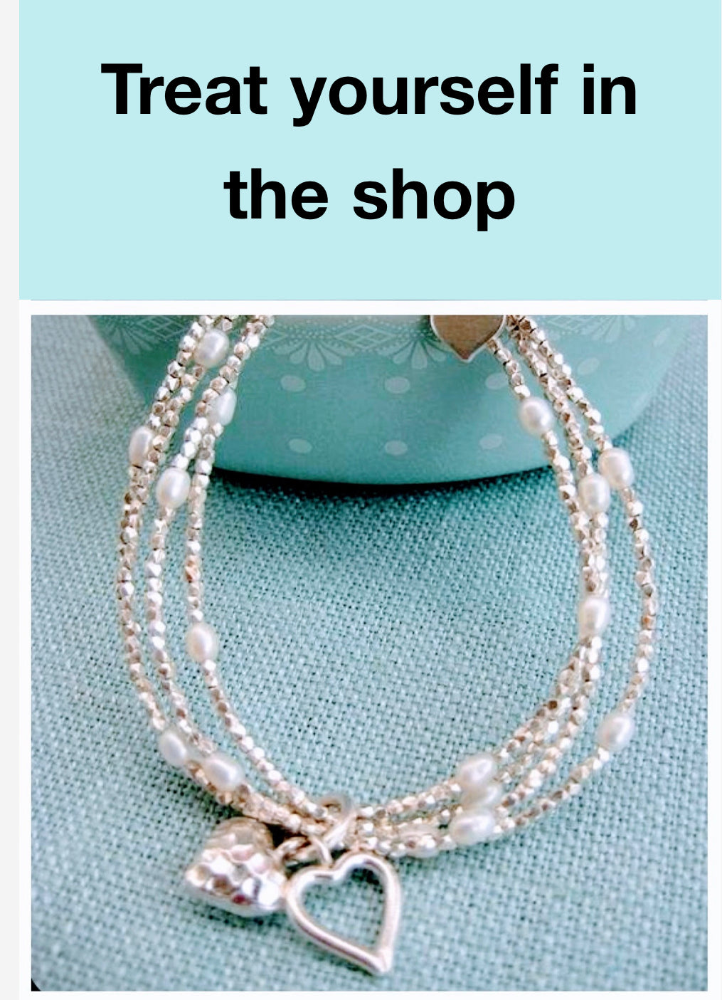 Silver and Turquoise bracelet kit