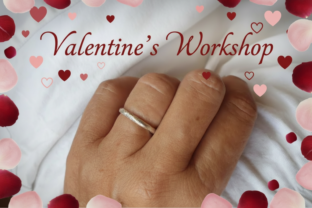 Valentines Hearts and Roses Beginners Silver workshops Garstang Make Pendants, earrings or rings and more 💖…