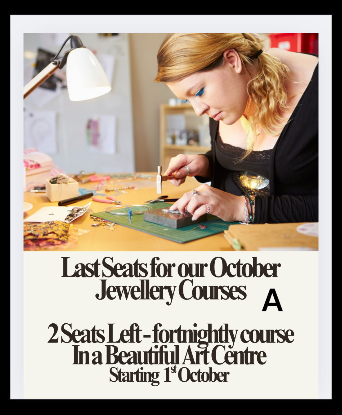 Fortnightly course for 6 weeks A