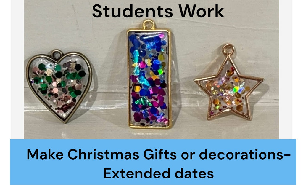 Silver & Resin Workshops Dates* Dec-Feb 26 with Saturday & week dates