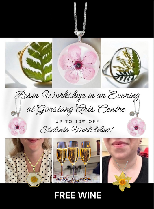 Silver & Resin Jewellery Workshops Garstang PR3🌸