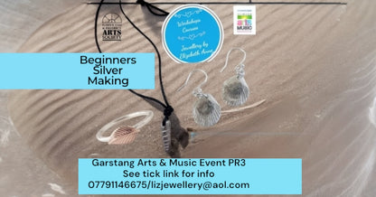 🥂New Fizz and Silver Botanical Beginners jewellery workshop and courses Dates Garstang PR3