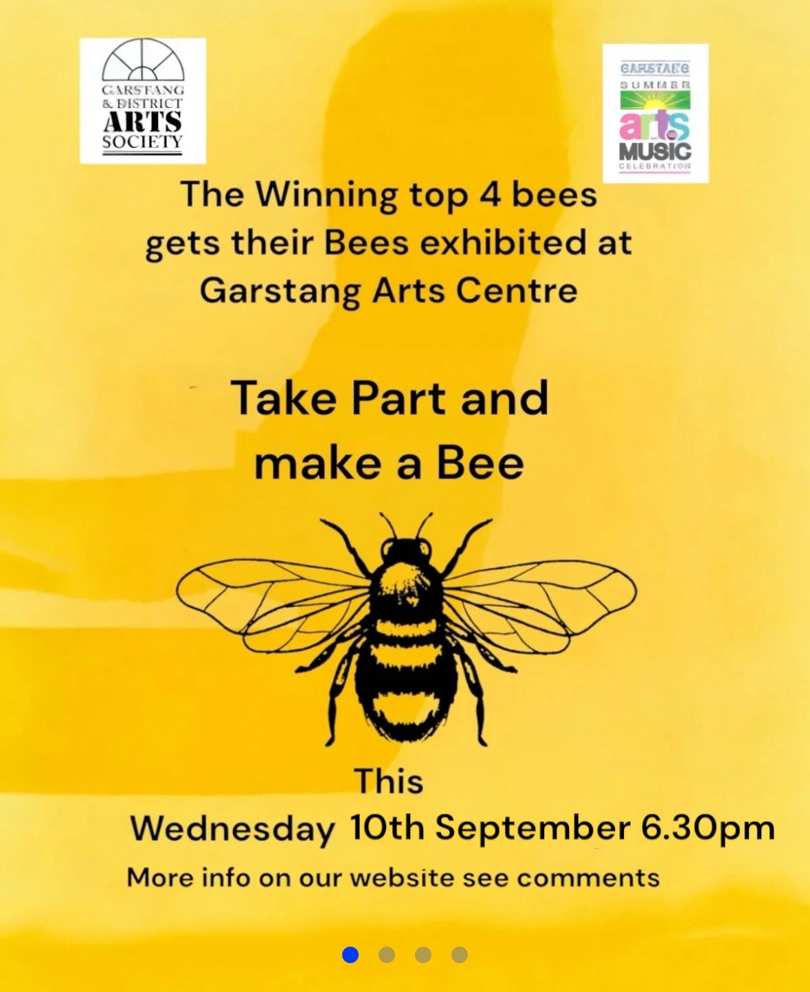 Garstang Summer Beginners Jewellery workshop Wed 10th Sept Make a bee £10