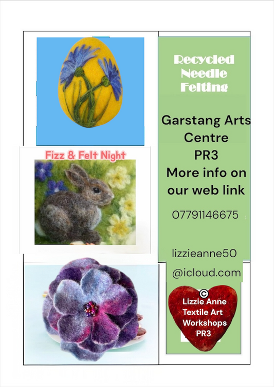 Beginners Needle felting treat MARCH/APRIL• CHOOSE YOUR DATE AND TIME
