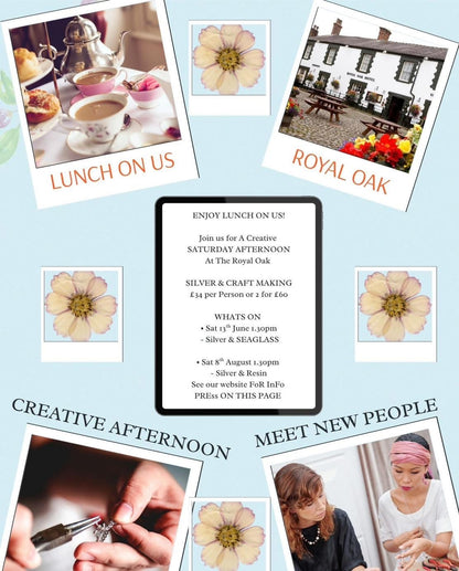 CLICK HERE👉Beginners Summer Jewellery Making and Lunch at Garstang- Royal Oak Hotel