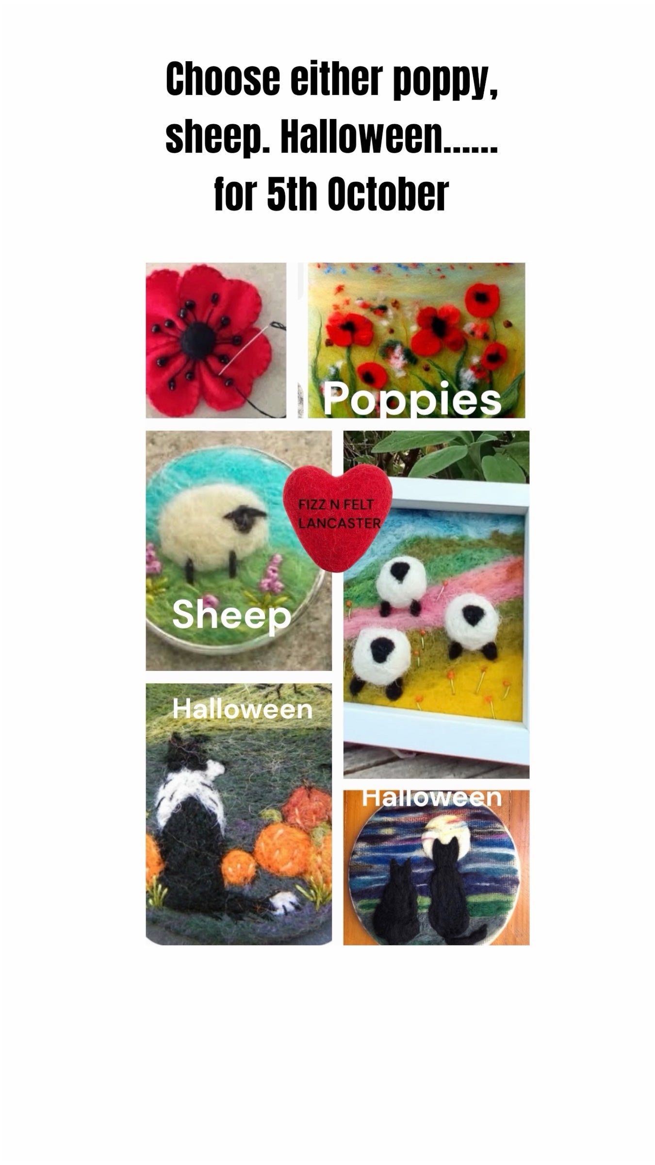 Fizz & Felt Evening | 5th October 7pm *