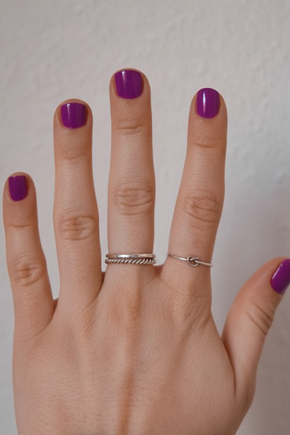 1 Silver stacking ring Choose your date and time through BOOK SYSTEM