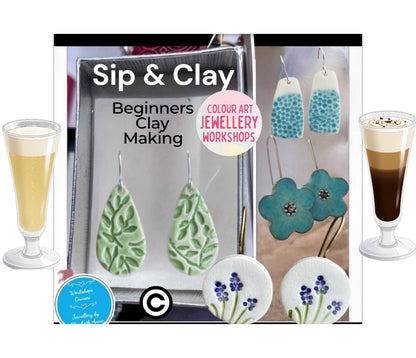 🌿 Sip & Clay — Botanical Clay Jewellery Workshop | Garstang PR3