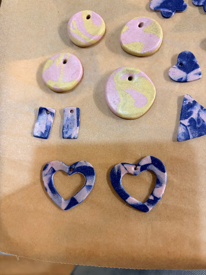 Fimo Polymer Clay Bead/ air dryed clay beads Workshop