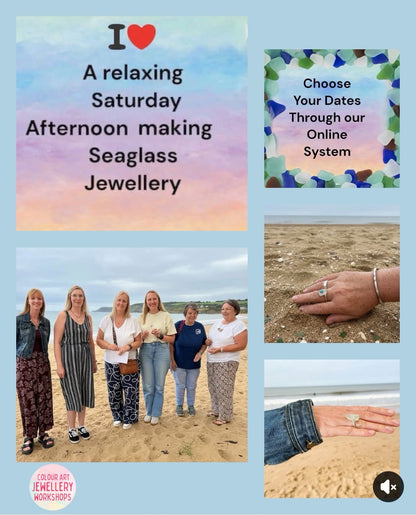 🩶 Silver & Seaglass Workshop @ Garstang