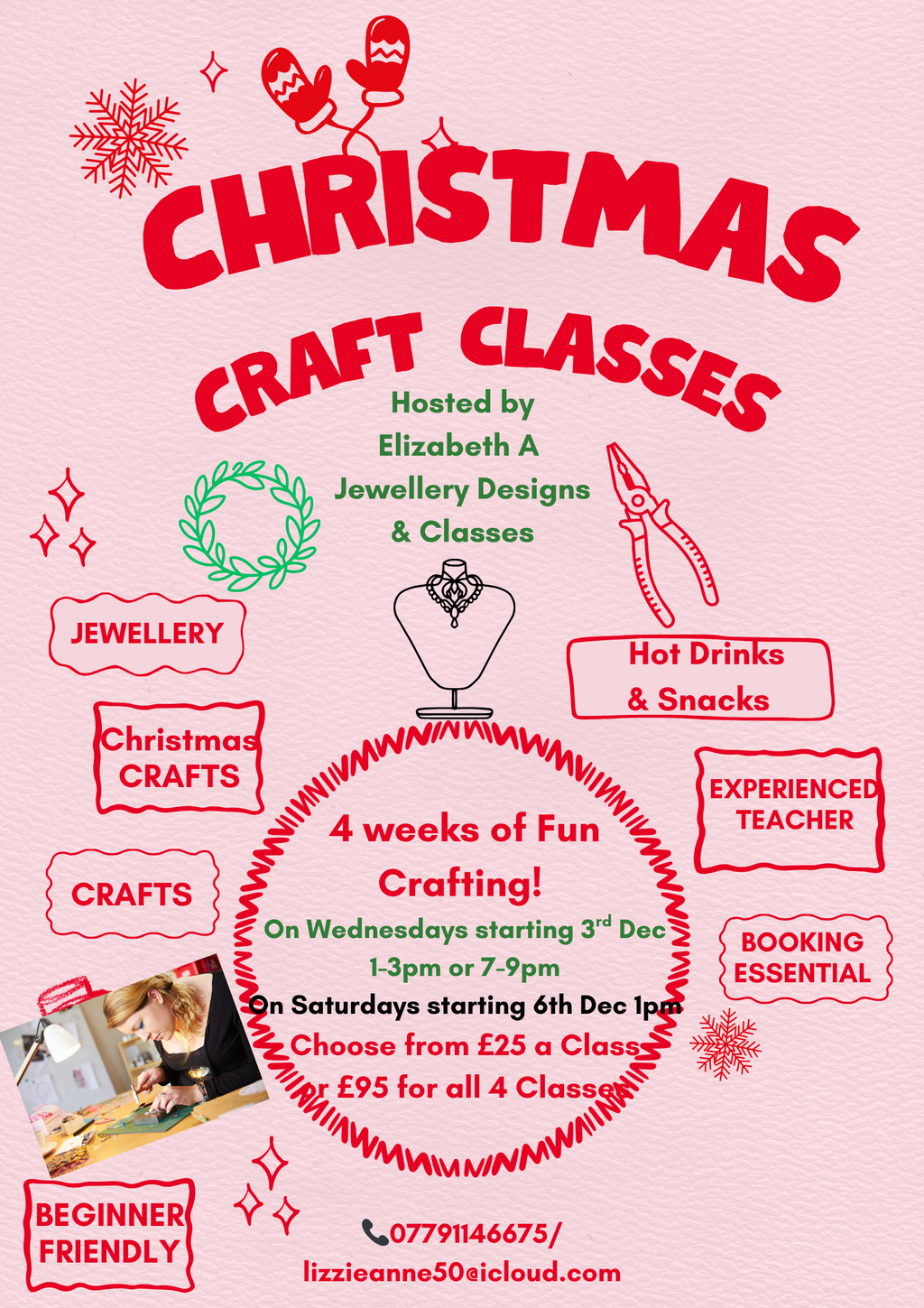 Christmas Craft Classes Dec 🌲
