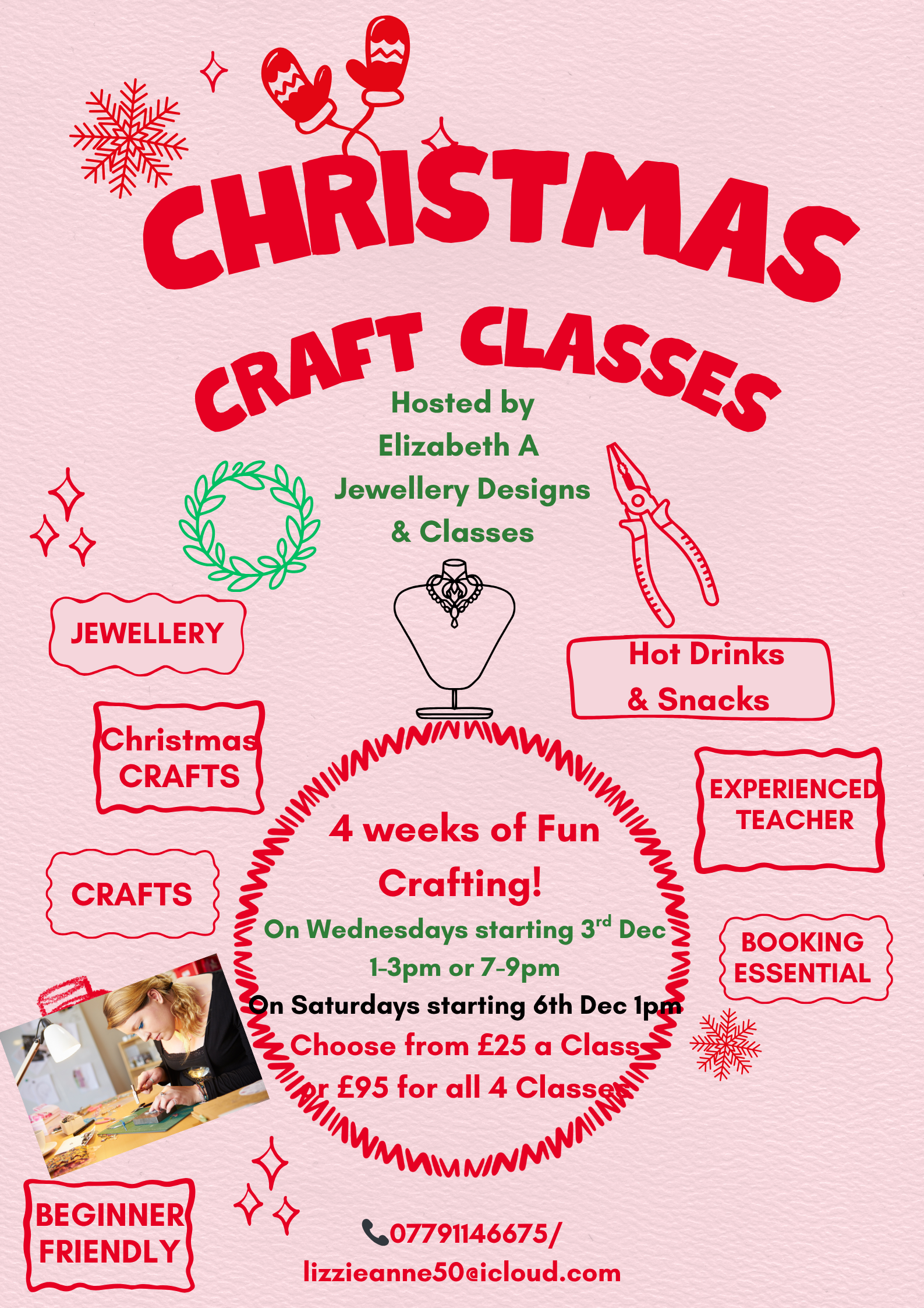 Christmas Craft Classes Dec 🌲