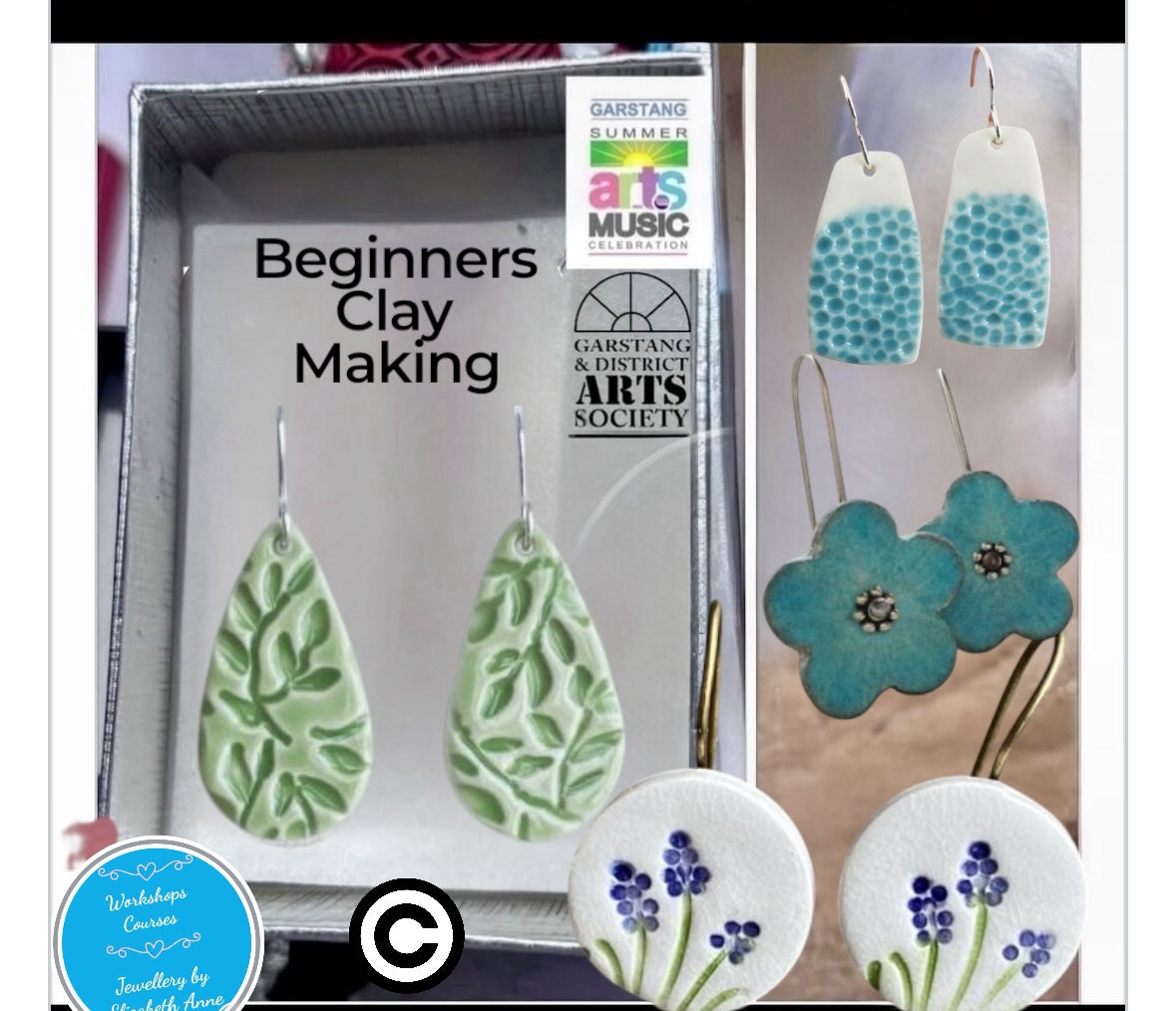 Fizz and Beginners Botanical Flora Clay Making Workshop🍾