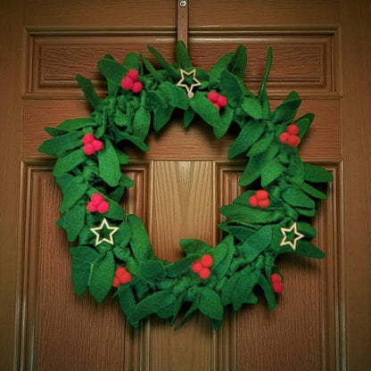 Festive Craft Needle Felt Wreath Making Workshop Christmas Dates Garstang PR3 🍷
