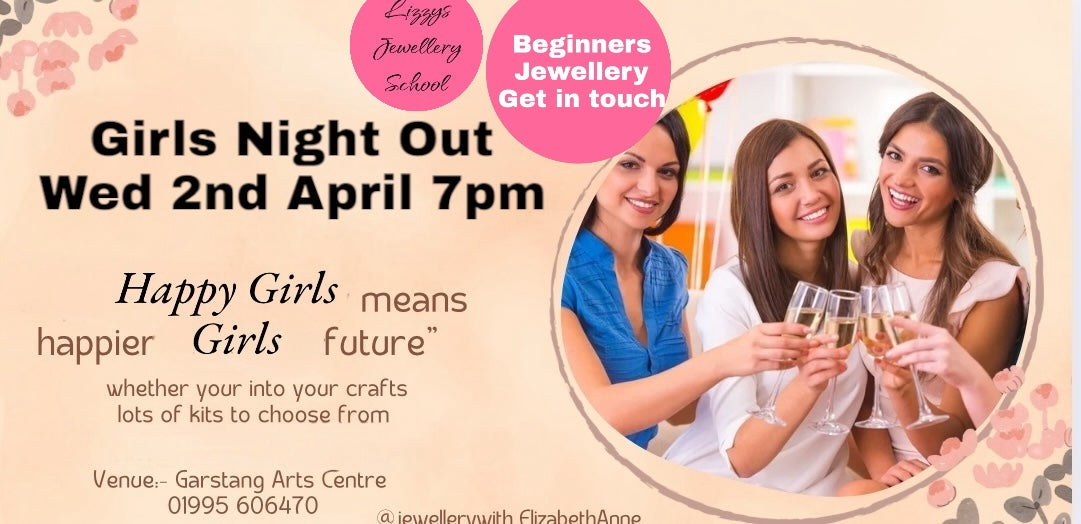 🥂Girls night out create a stunning one off Silver ring…Choose your date 7-9.15pm🥂