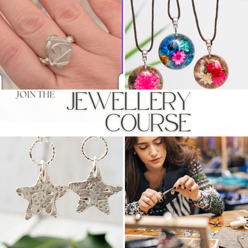 2 weeks Join our mindfulness Beginners Jewellery Course Weekly Term time Start date Wed 10th December (evenings)