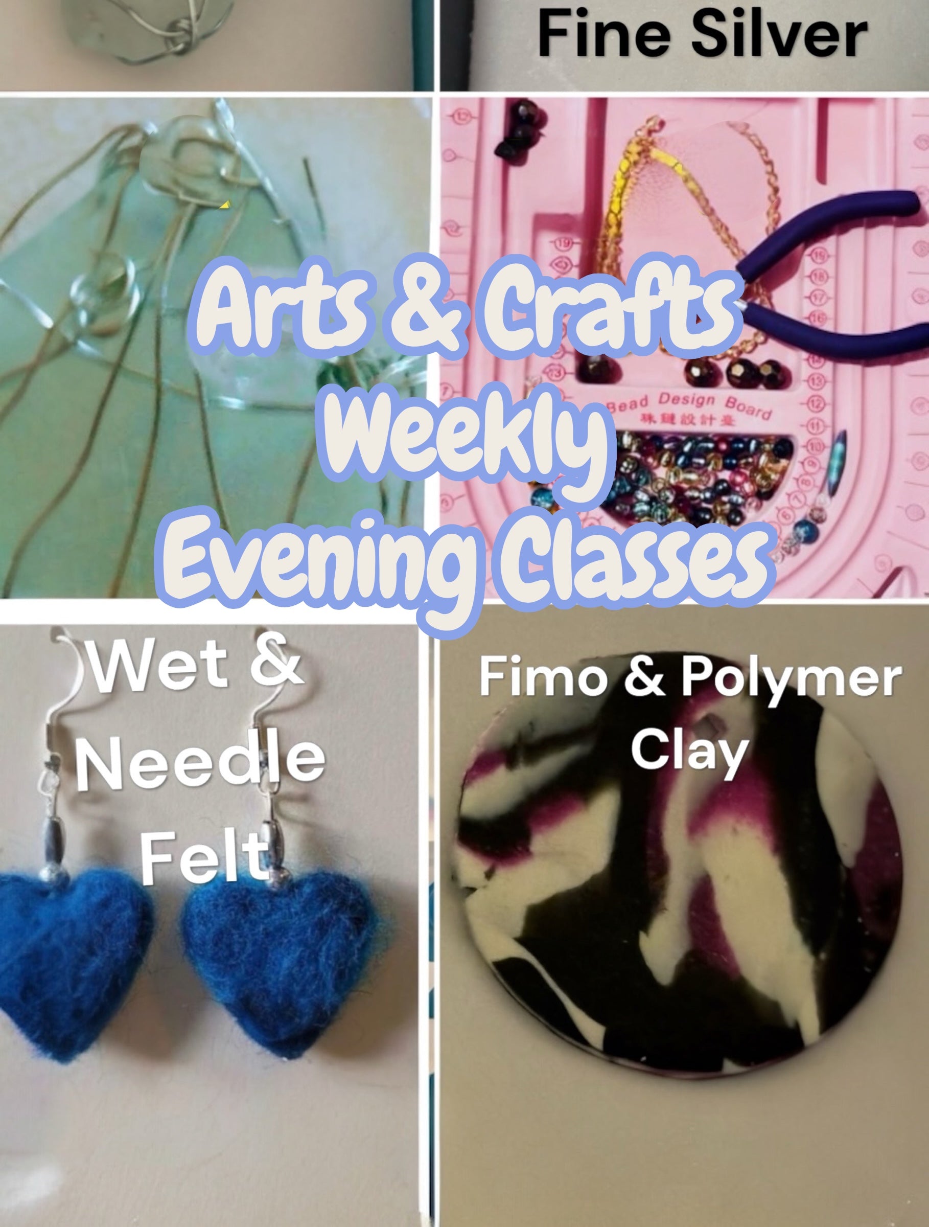 Arts and crafts Weekly Classes/Course Wednesday evening’s