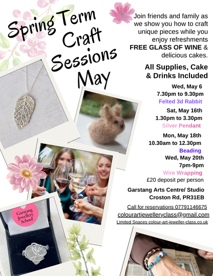 Garstang Spring Term Craft Sessions May